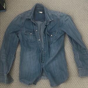 JCREW; Women’s Jean shirt